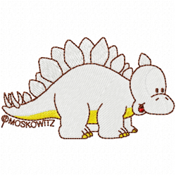 Dinosaur Embroidery Design 8